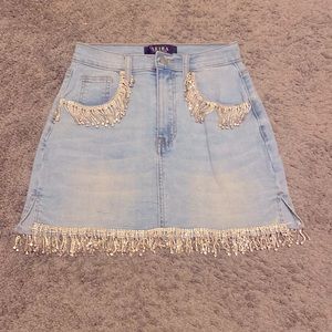 Diamond Fringe Skirt